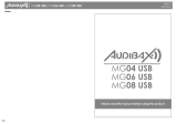 Audibax MG08 USB User manual