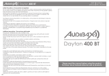 Audibax Detroit 400 BT Owner's manual