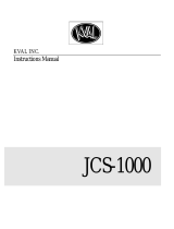 Kval JCS-1000 Operating instructions