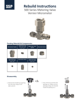 SSP500 Series Metering Valve Vernier Handle