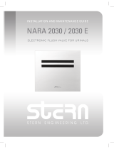 Stern Nara 2030 Touch Free Electronic Flush Valve Installation guide