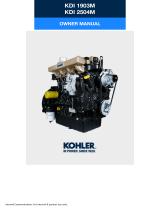 Kohler KDI1903M Owner's manual