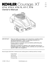 Kohler XT6.5 Owner's manual