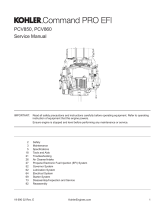 Kohler PCV860 User manual