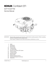 Kohler EZT740 User manual
