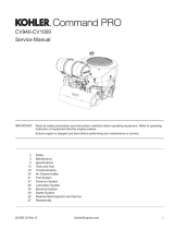 Kohler CV1000 User manual