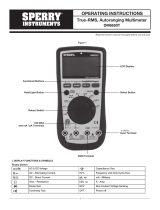 Sperry instruments DM6650T Owner's manual