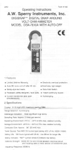 Sperry instruments DSA-7610A Owner's manual