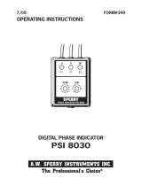 Sperry instruments PSI-8030 Owner's manual
