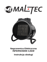 MALTEC Nagrzewnica Elektryczna Grzejnik INFERNO6000 3,5kW Operating instructions