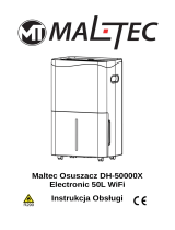 MALTEC Osuszacz Powietrza Pochłaniacz Wilgoci DH-50000X Electronic 50L Wi-Fi Operating instructions