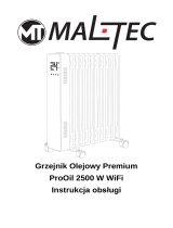 MALTEC Grzejnik Olejowy Termostat ProOil2500W WiFi Operating instructions
