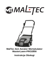 MALTEC Aerator Wertykulator Elektryczny MasterLawn-PRO2800 Operating instructions