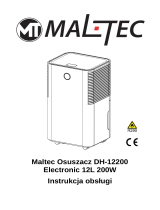 MALTEC Osuszacz Powietrza Pochłaniacz Wilgoci DH-12200 Electronic Operating instructions