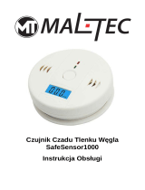 MALTECCzujnik Czadu Tlenku Węgla Certyfikowany SafeSensor1000