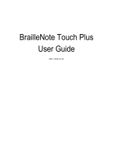 Humanware BrailleNote Touch Plus User guide