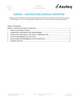 Azoteq AZD026 User manual