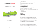 ThermoPro TP-8101 Operating instructions