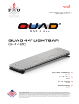 Feniex Quad Lightbar User manual