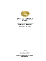 Lastec 100EZT Owner's manual