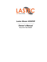 Lastec 4520ZSR Owner's manual