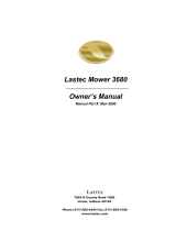 Lastec 3680 Owner's manual