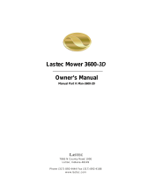 Lastec 3600-3D Owner's manual