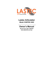 Lastec 325EFNH Owner's manual