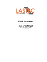 Lastec 2661R Owner's manual