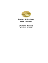 Lastec 325EFD-US Owner's manual