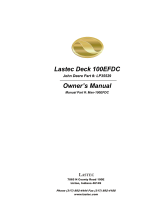 Lastec 100EFDC Owner's manual