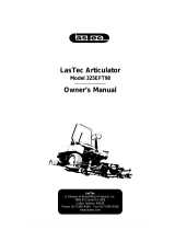 Lastec 325EFT 98 Owner's manual