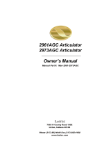 Lastec 2961AGC Owner's manual