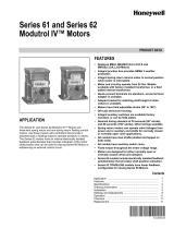 Honeywell Series 61 and Series 62 Modutrol IV™ Motors Operating instructions