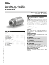 Kromschroder GRS, GRSF Operating instructions