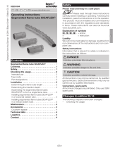 Kromschroder Sicaflex Operating instructions