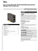 Kromschroder BCM 400..B2/B3 PROFINET/EtherNet/IP Operating instructions