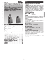 Kromschroder VAS 6-9, VCS 6-9, MB 7 Operating instructions