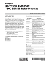 Honeywell 7800 series Operating instructions