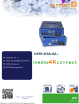 KVM-TEC MEDIA4KCONNECT REDUNDANT User manual