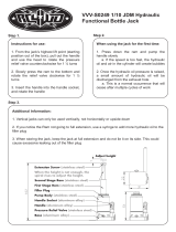 RC4WD 1/10 JDM Hydraulic Functional Bottle Jack User manual