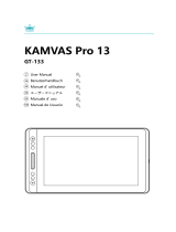 Huion Kamvas Pro 13 GT-133 Pen Graphic Drawing Tablet User manual