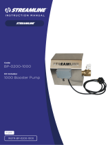 Streamline BP0200 – 1000 Booster Pump User manual