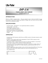 LITEPUTER DP3A Owner's manual