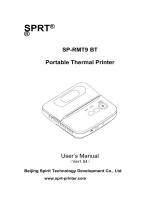 SPRT SP-T9 Owner's manual