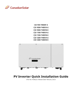 Canadian Solar CSI-75-120K-T40001-E Quick Installation Guide