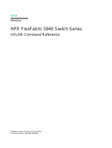 HPE FlexFabric 5940 Switch Series VXLAN Reference guide