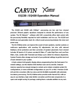 CARVIN EQ200 Series Equalizer User manual