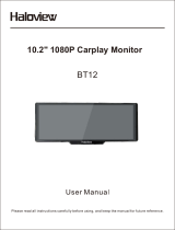 HaloviewBT12 10.2 Inch 1080P Carplay Monitor