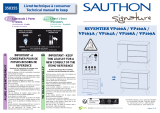 Sauthon VP168 Installation guide
